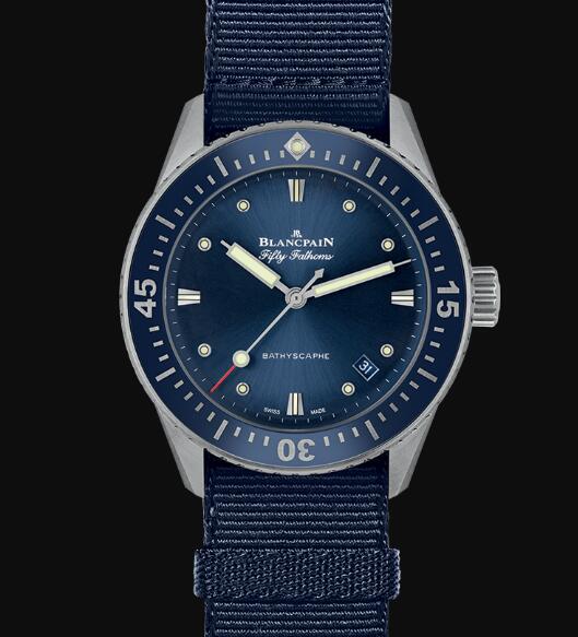 Review Blancpain Fifty Fathoms Watch Review Bathyscaphe Replica Watch 5100 1140 NAOA - Click Image to Close